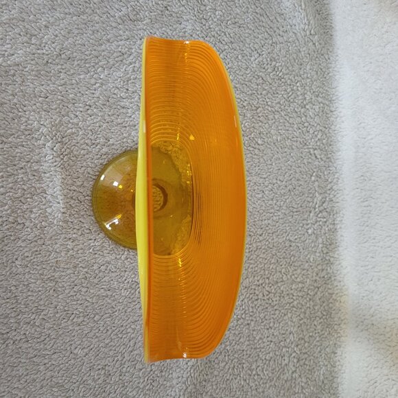 Antique Kralik Czech Art Glass Fan Vase - Picture 3 of 6